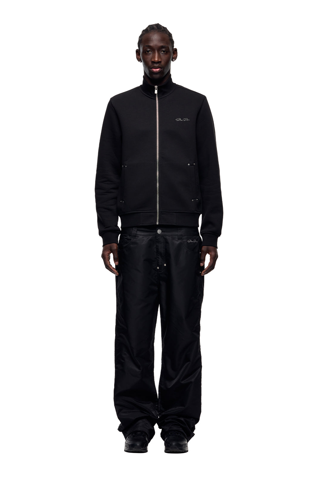 SLIM TRAINER JACKET BLACK