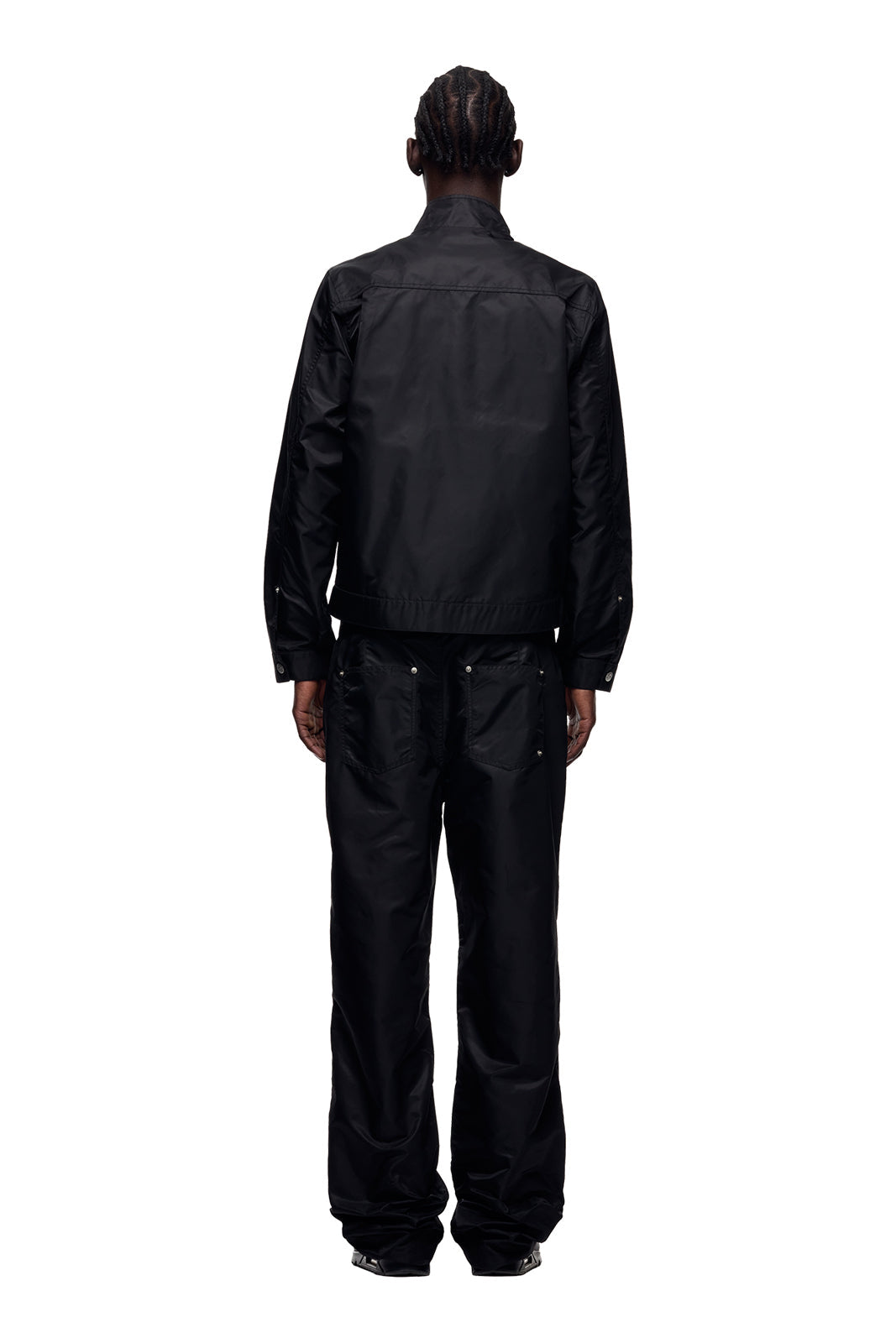SLIM NYLON JACKET BLACK