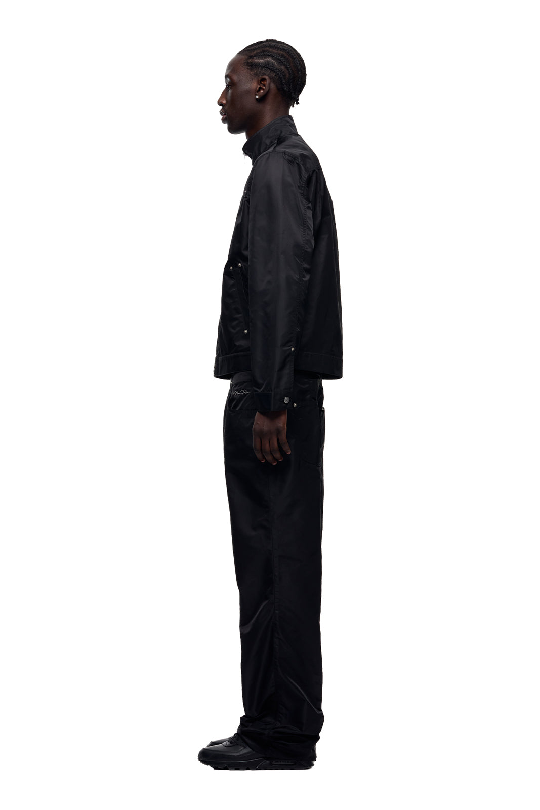 SLIM NYLON JACKET BLACK