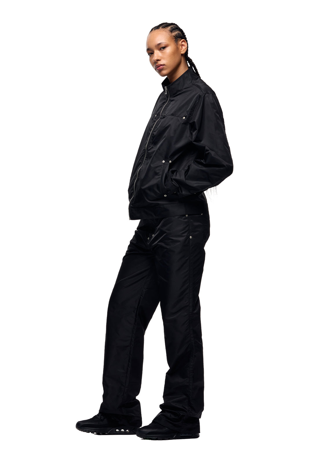 SLIM NYLON JACKET BLACK