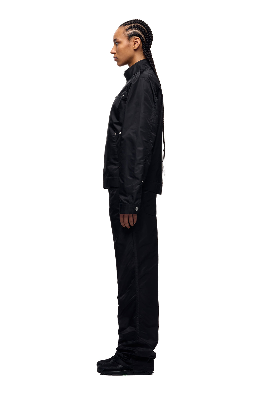 SLIM NYLON JACKET BLACK