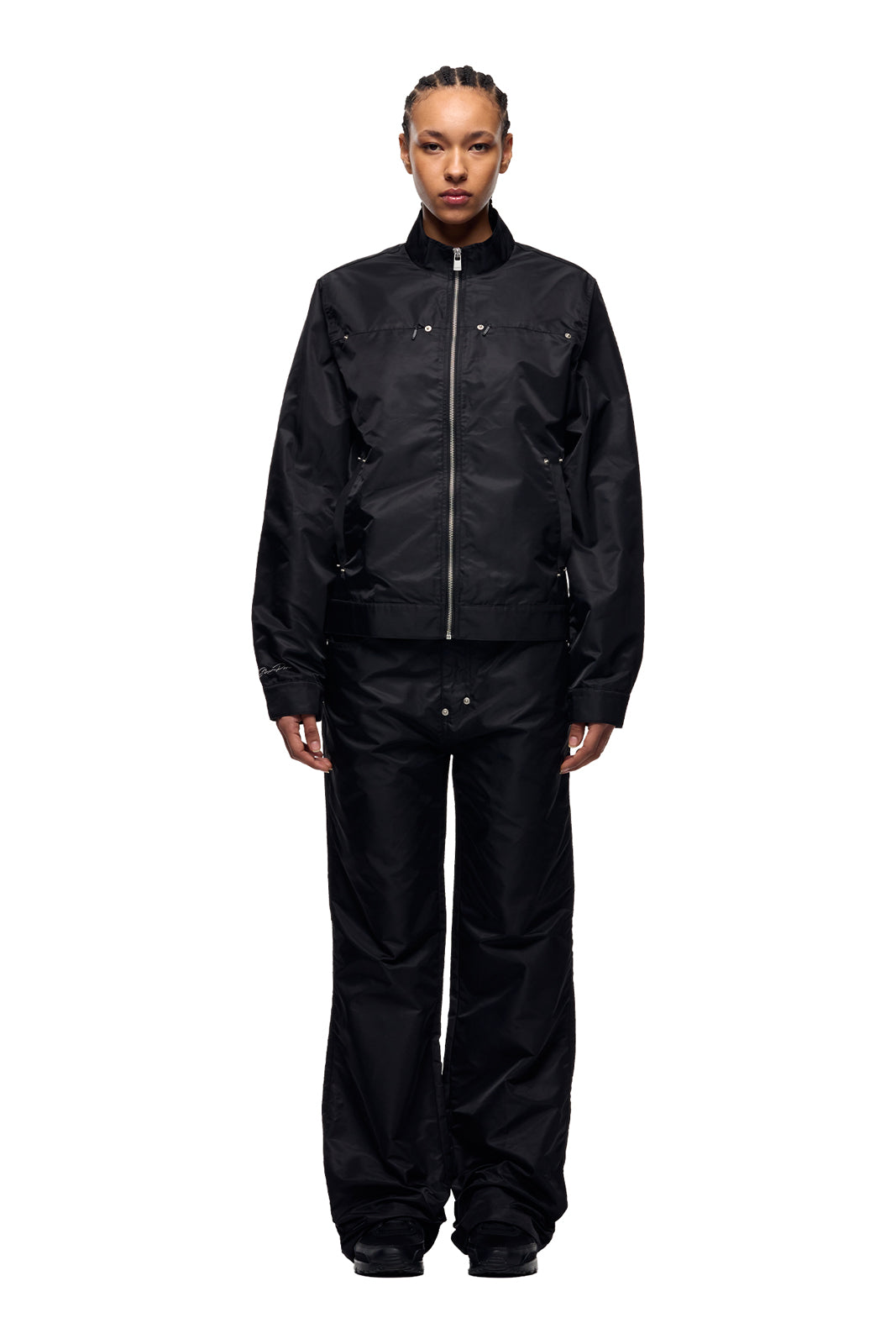 SLIM NYLON JACKET BLACK