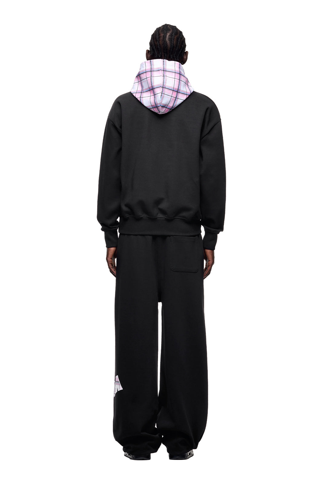 CREWNECK HOODIE BLACK