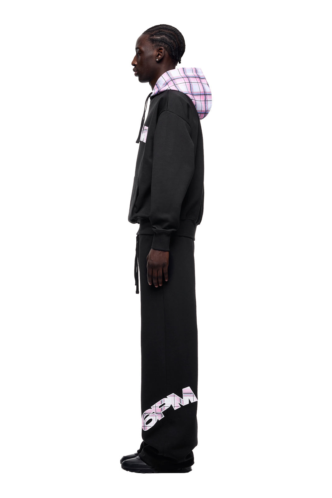 CREWNECK HOODIE BLACK