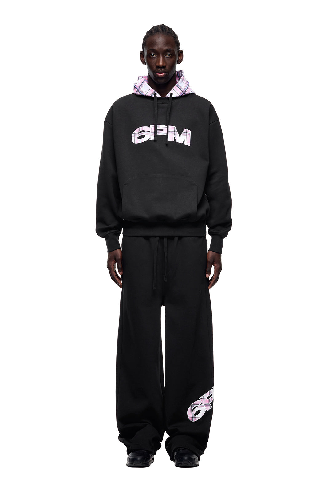 CREWNECK HOODIE BLACK