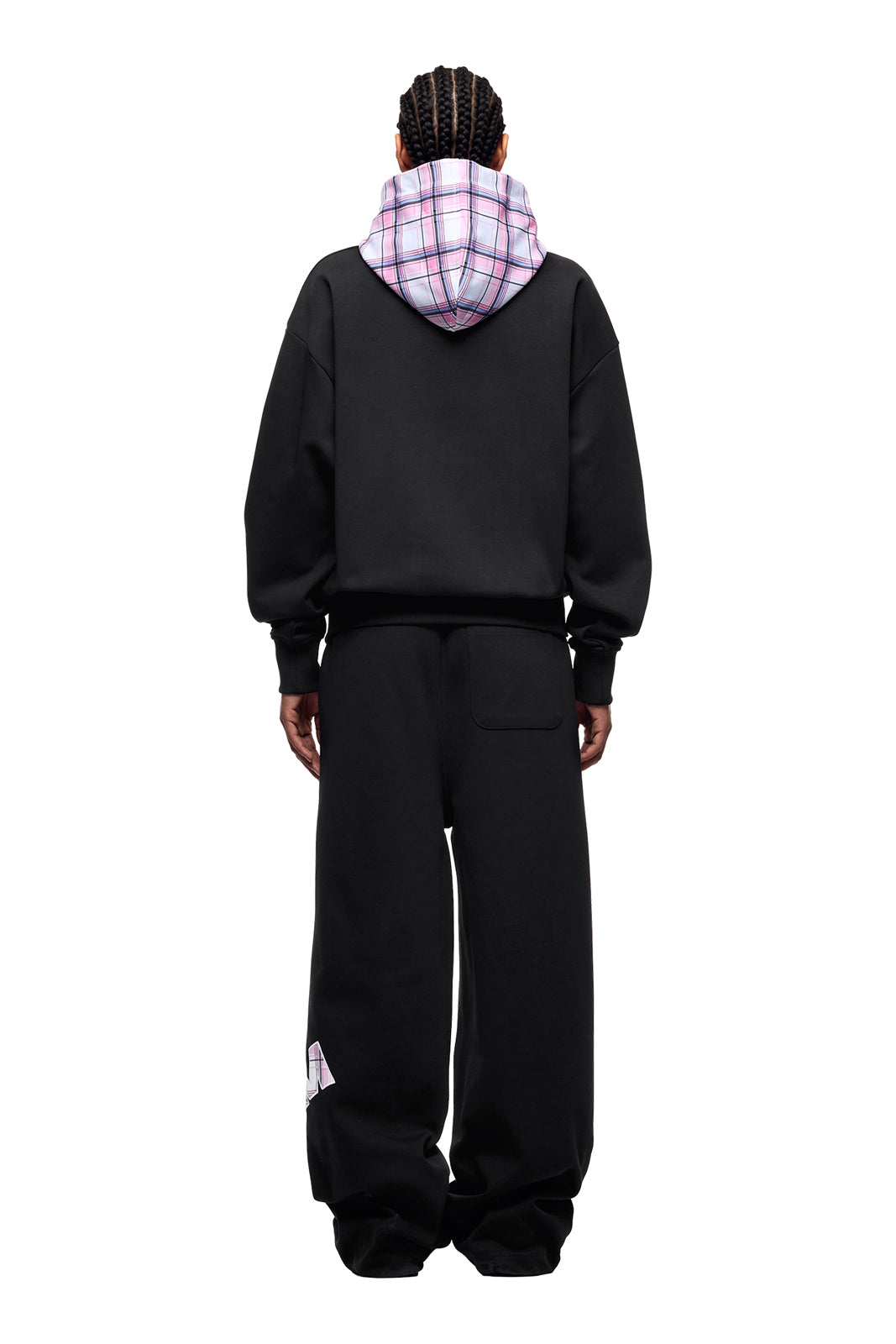 CREWNECK HOODIE BLACK