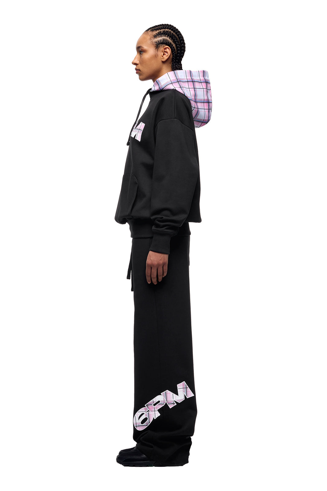 CREWNECK HOODIE BLACK