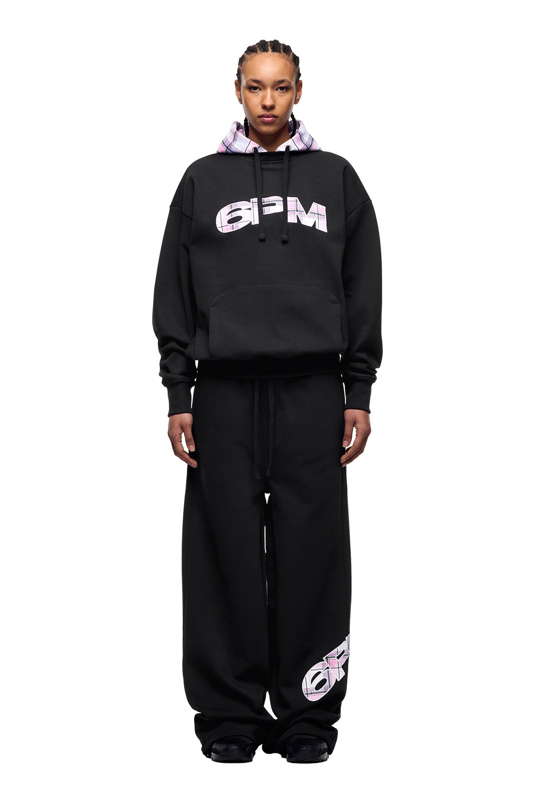 CREWNECK HOODIE BLACK