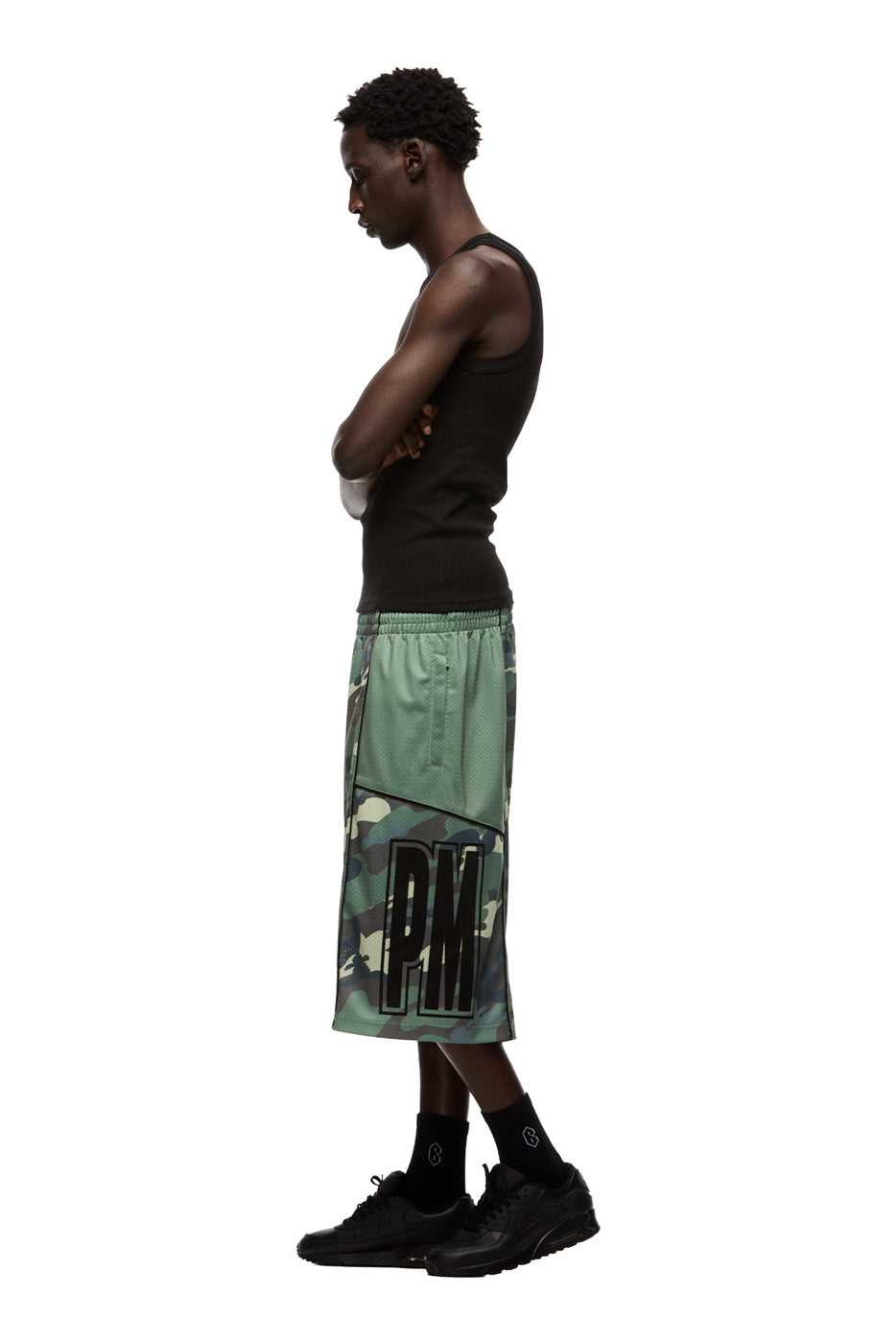 SIX MESH SHORTS PASTEL OLIVE