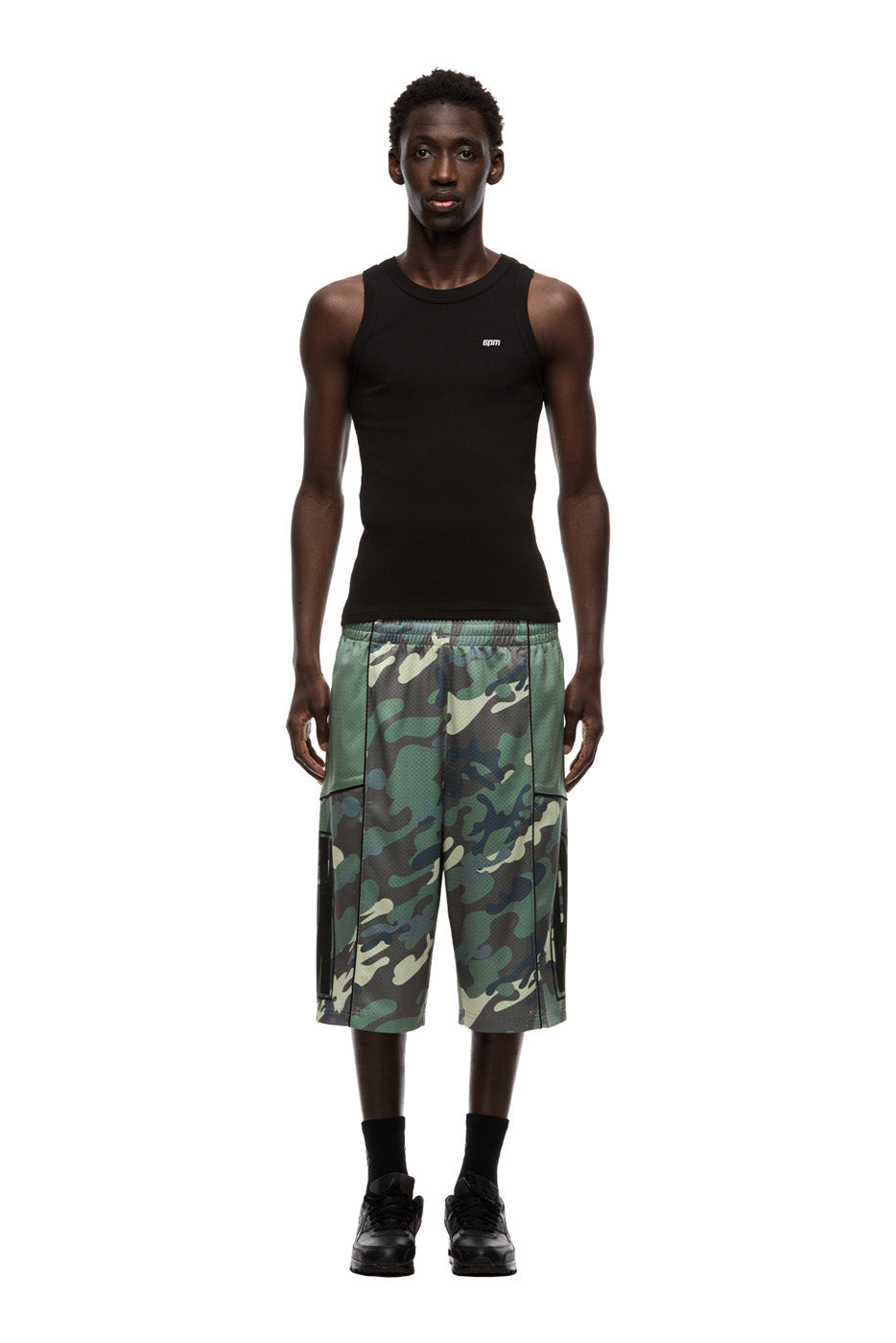 SIX MESH SHORTS PASTEL OLIVE