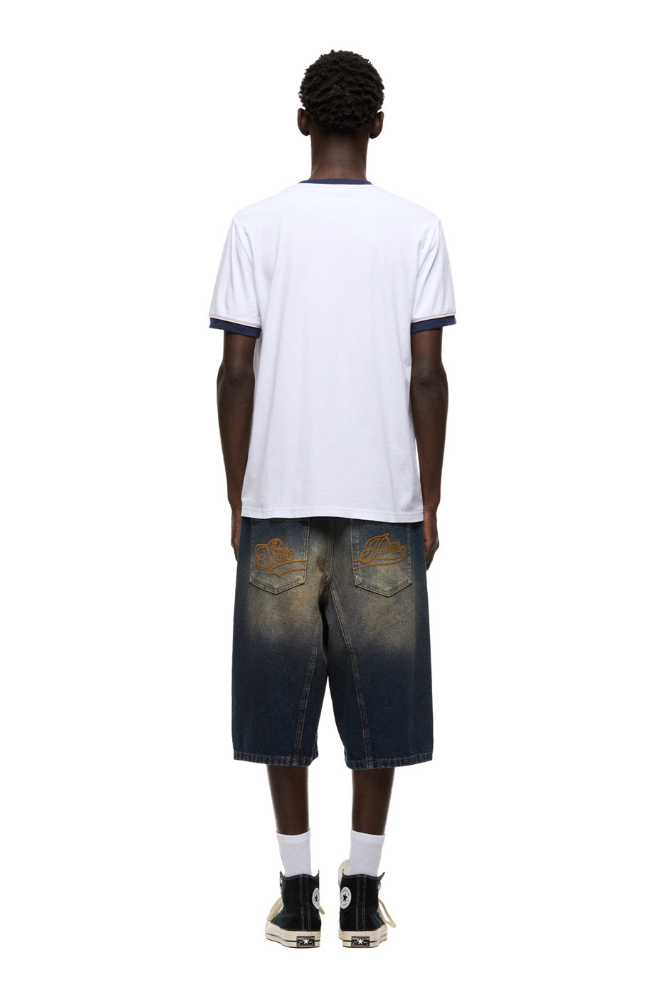 PIPING TEE WHITE