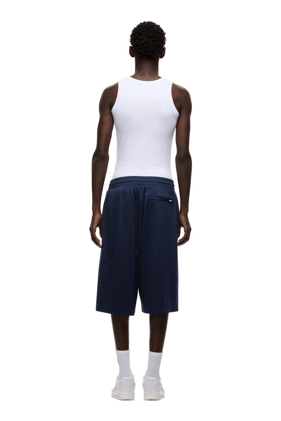 LONG MESH SHORTS INK NAVY