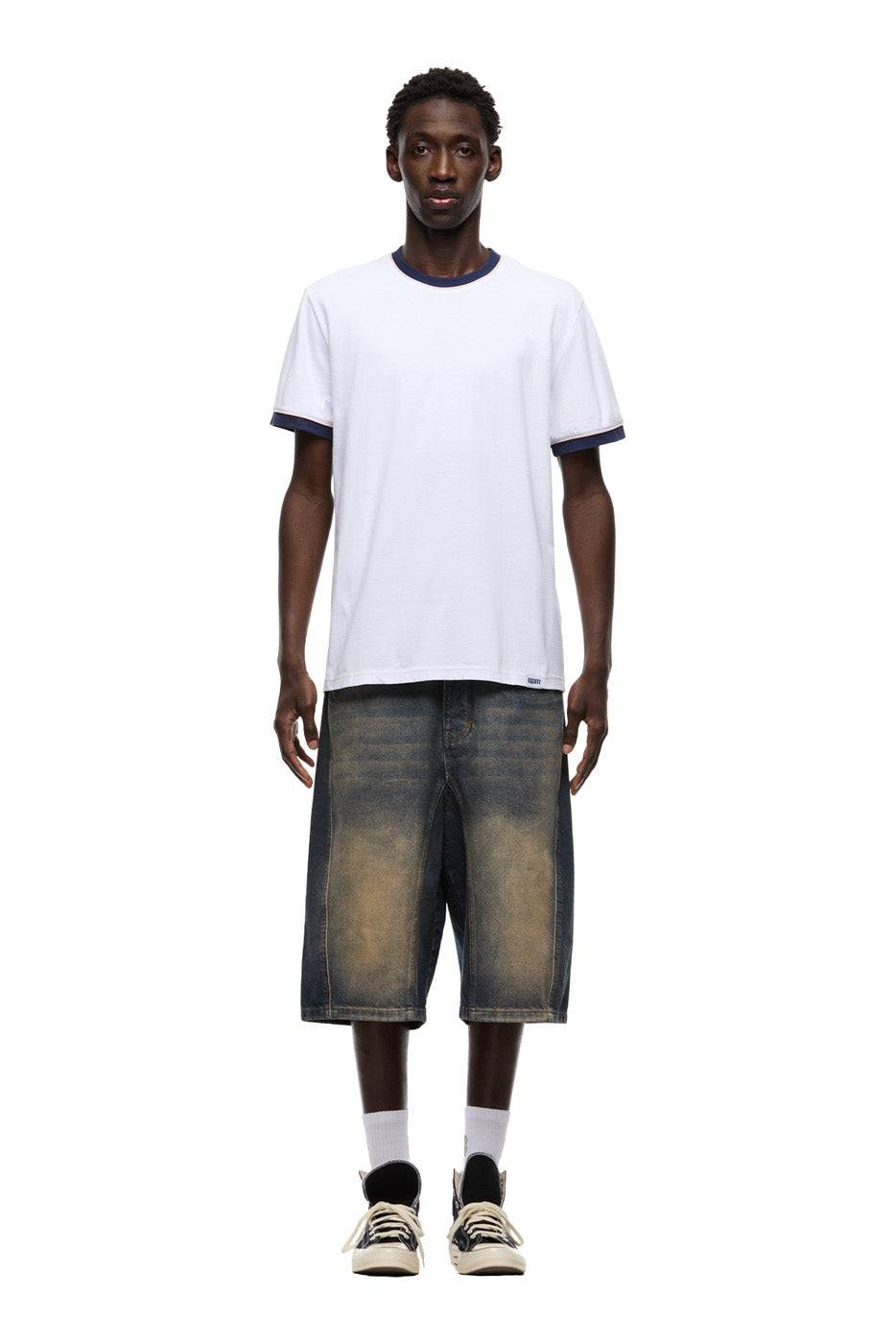 PIPING TEE WHITE