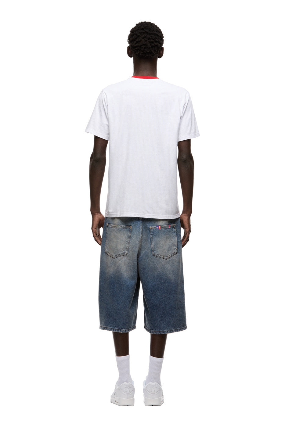 LUCKY LOGO TEE WHITE