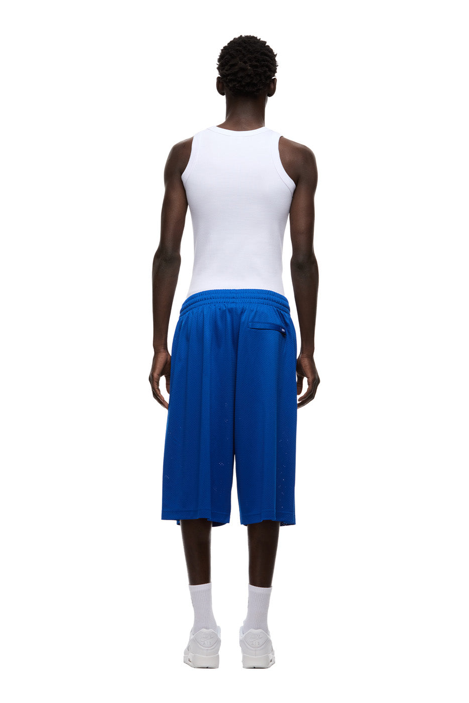 LONG MESH SHORTS SAPPHIRE BLUE