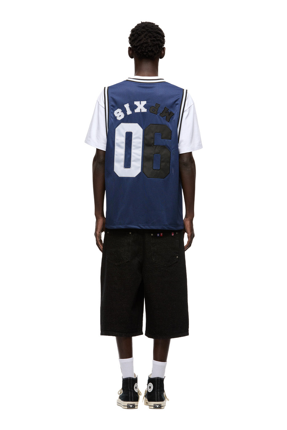 DOUBLE LAYER BBALL JERSEY INK NAVY