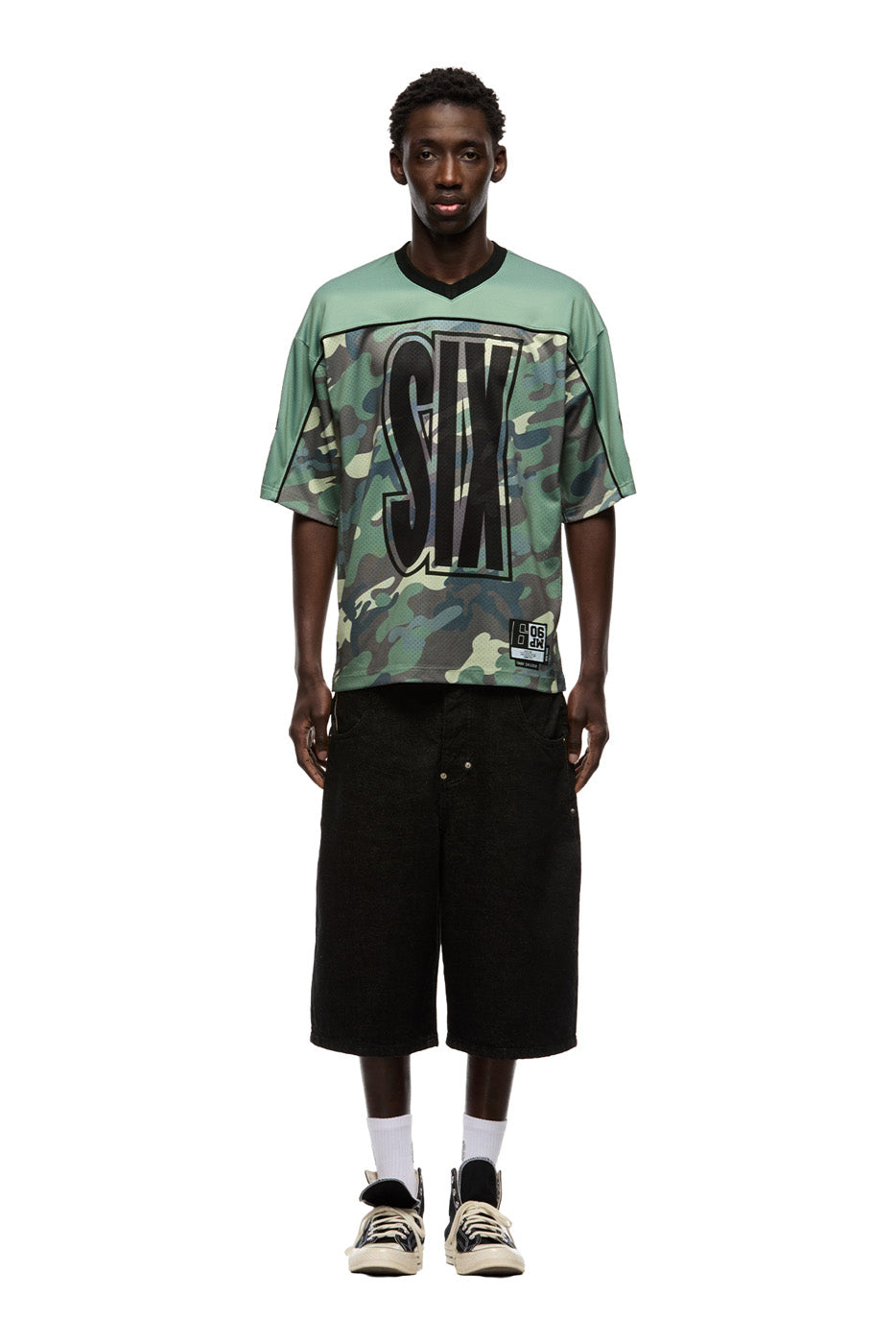 SIX MESH JERSEY PASTEL OLIVE
