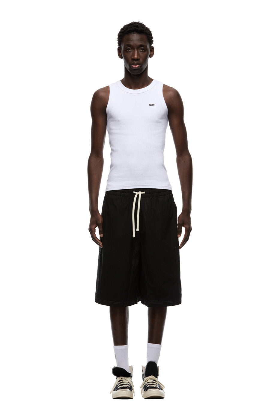 LONG BIG POCKET SHORTS BLACK