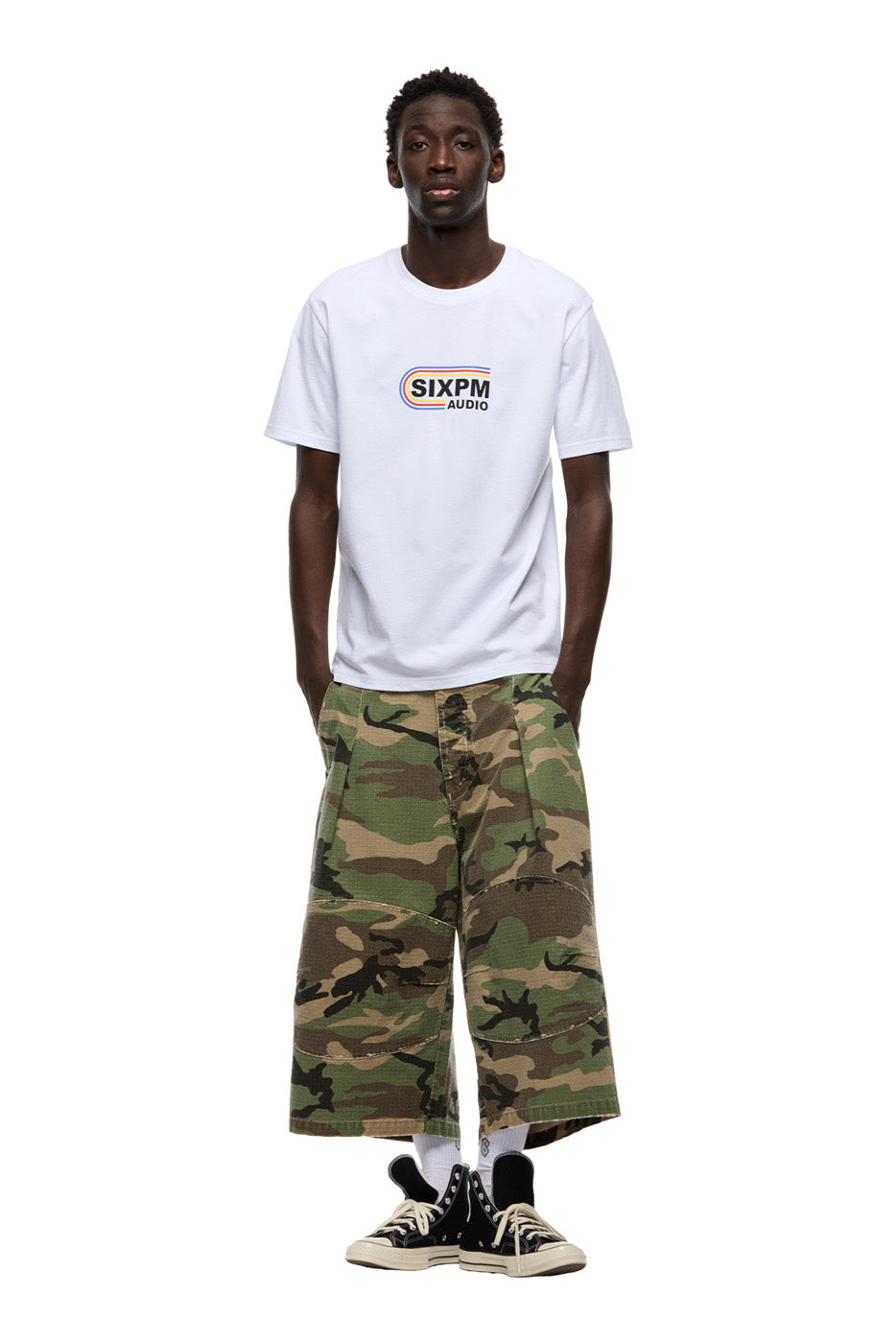RAINBOW STUDIOS TEE WHITE