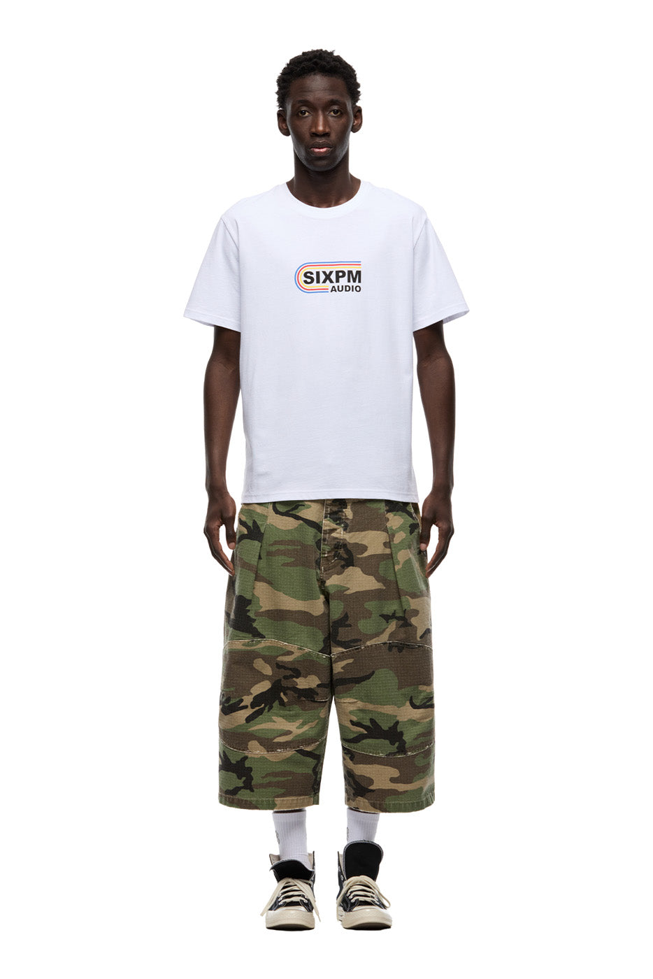 RAINBOW STUDIOS TEE WHITE