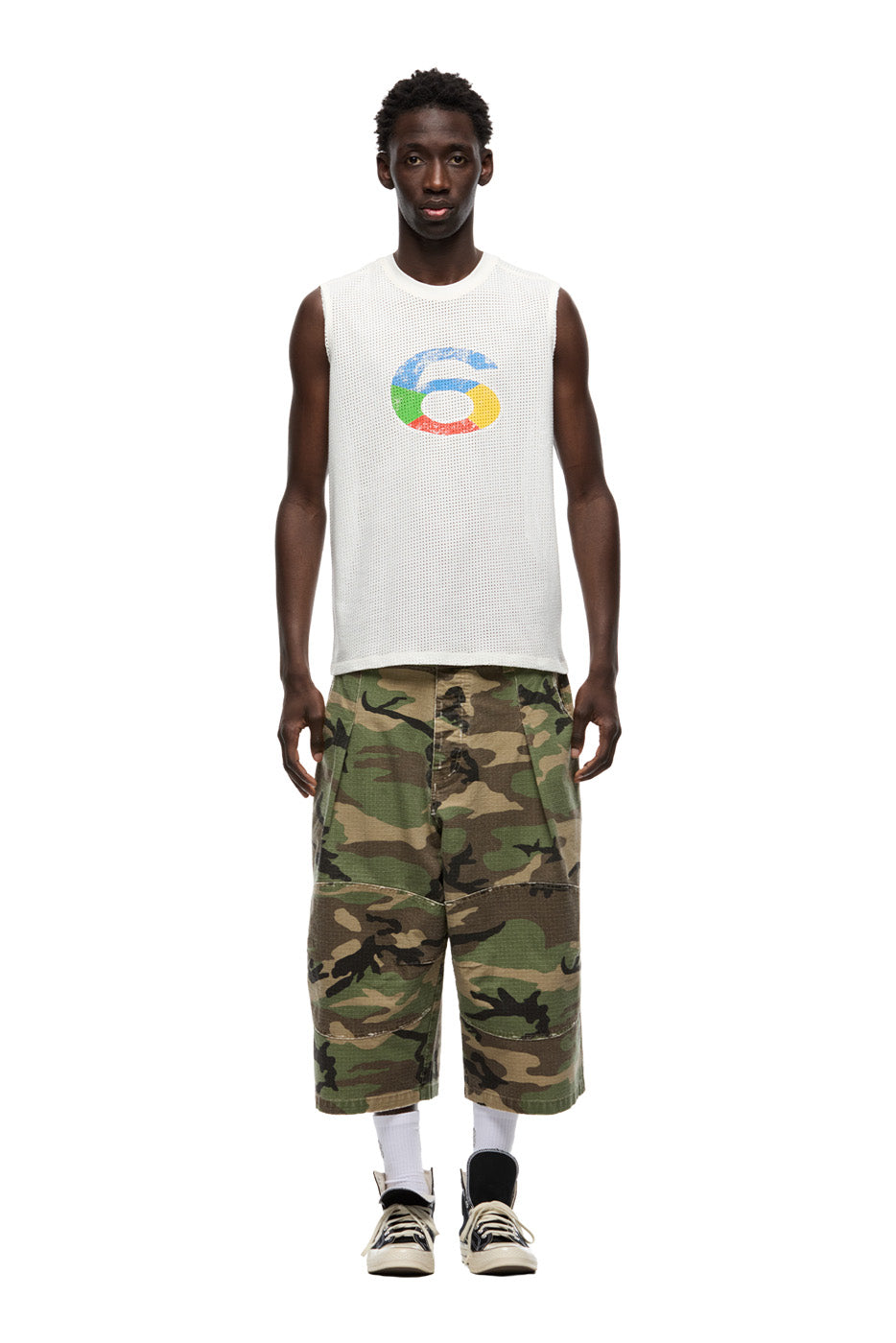 SNOOGLE MUSCLE TEE COCONUT WHITE