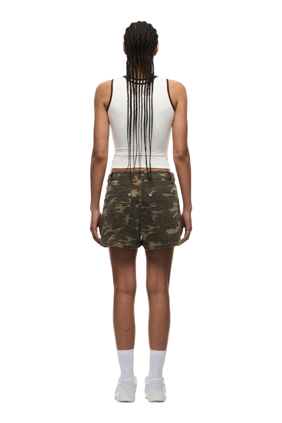 WMNS DOUBLE LAYER TANKTOP COCONUT WHITE