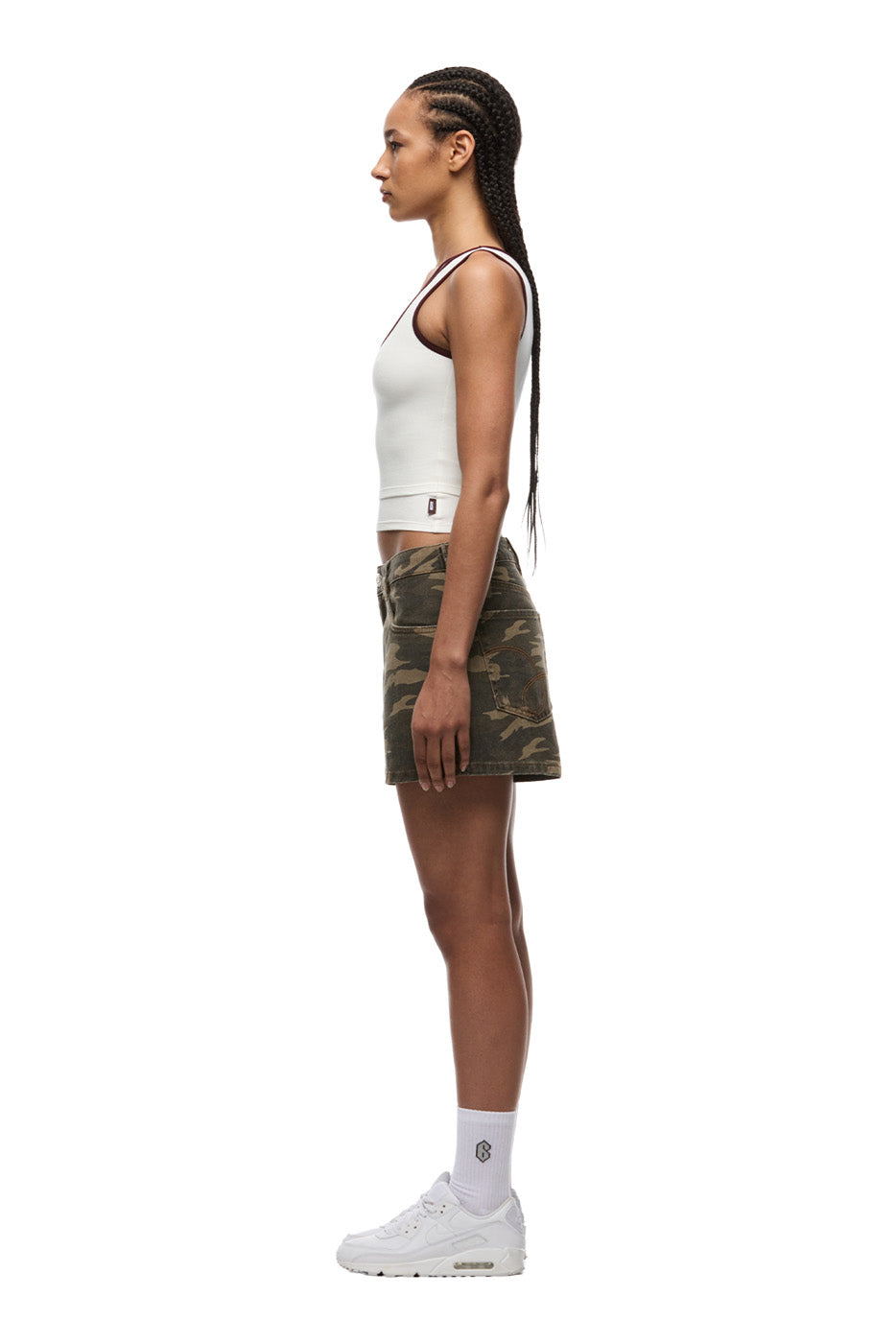 WMNS DOUBLE LAYER TANKTOP COCONUT WHITE