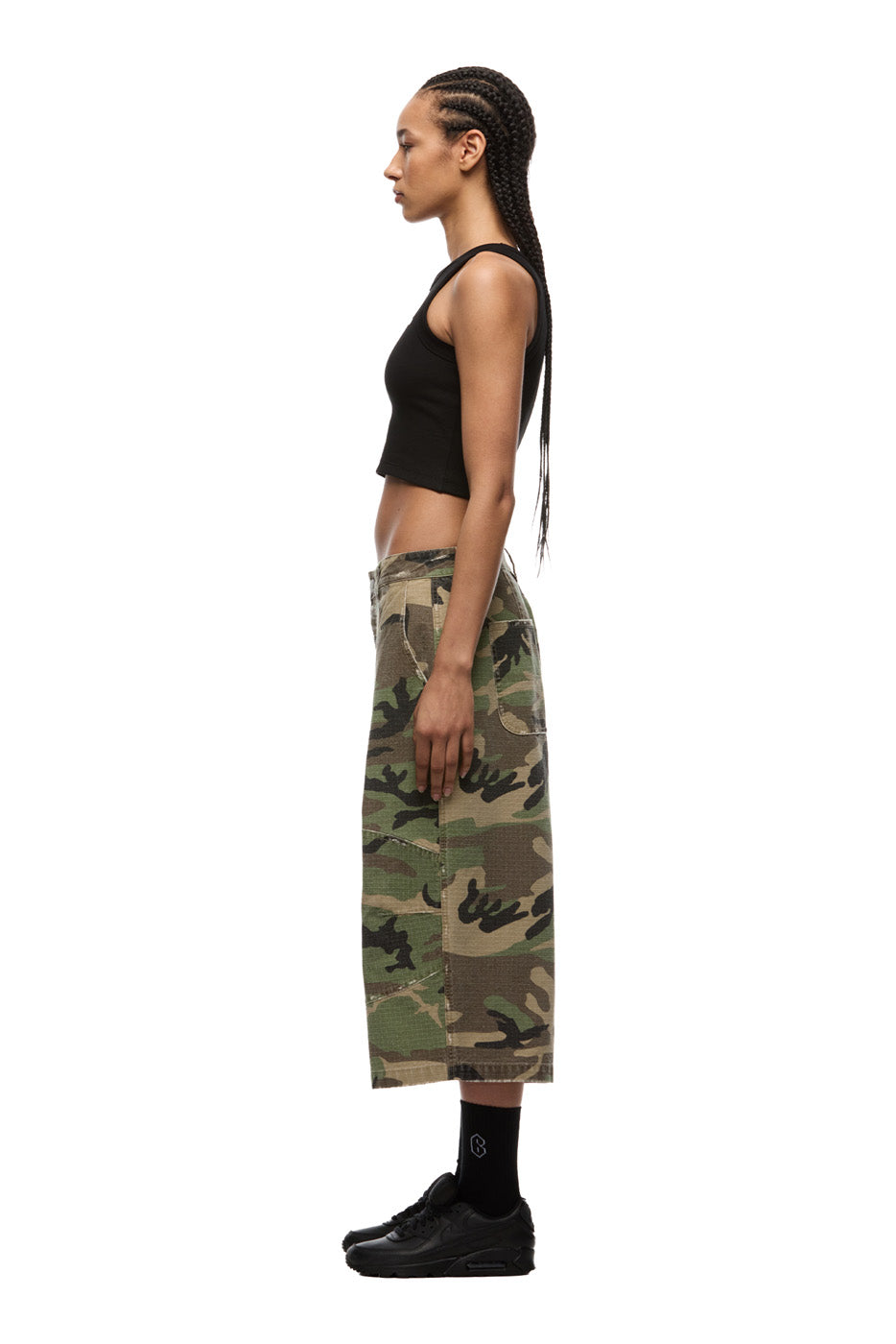 OVERSIZED CAMO WORK SHORTS
