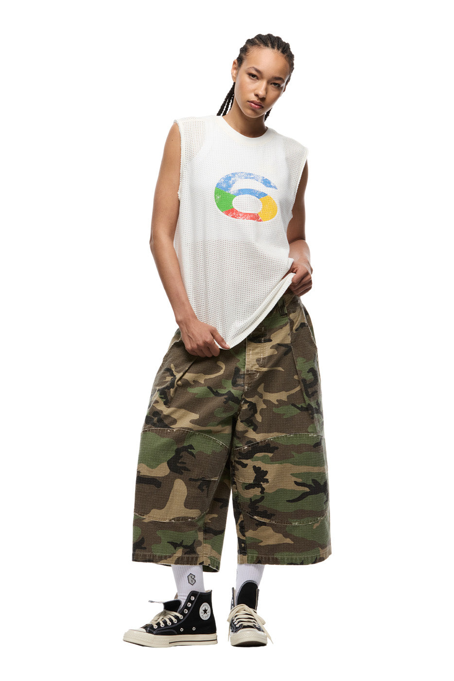 SNOOGLE MUSCLE TEE COCONUT WHITE