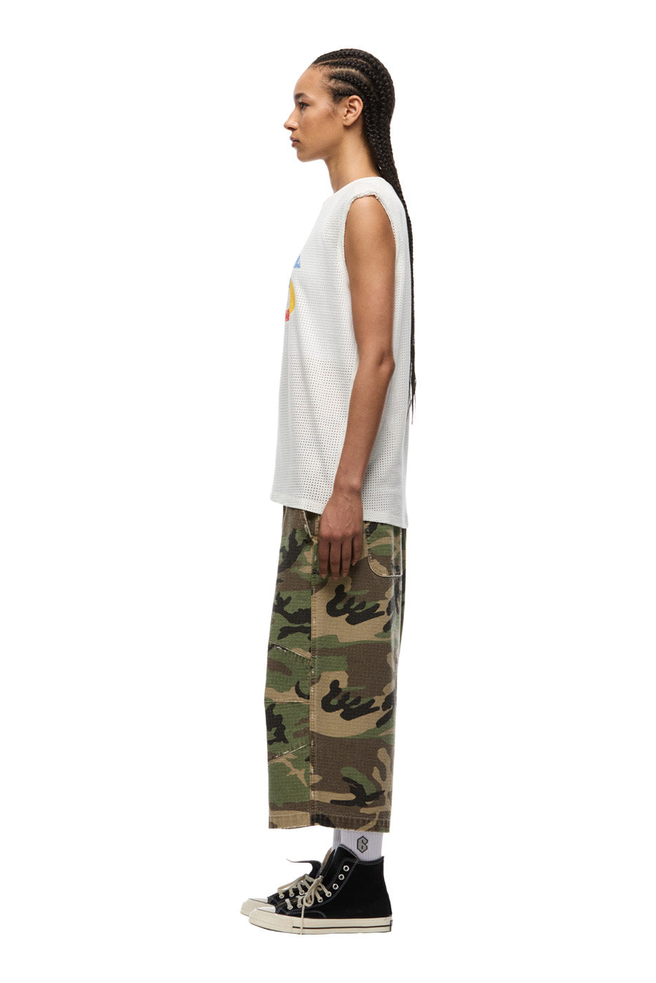 SNOOGLE MUSCLE TEE COCONUT WHITE