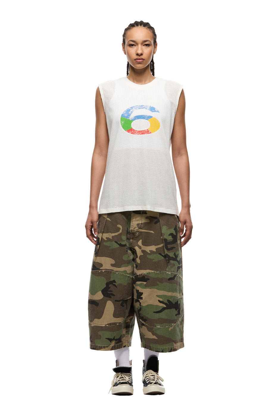 SNOOGLE MUSCLE TEE COCONUT WHITE