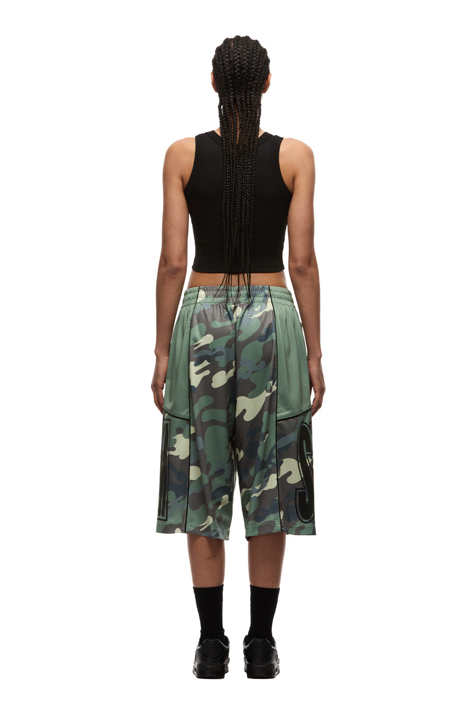 SIX MESH SHORTS PASTEL OLIVE