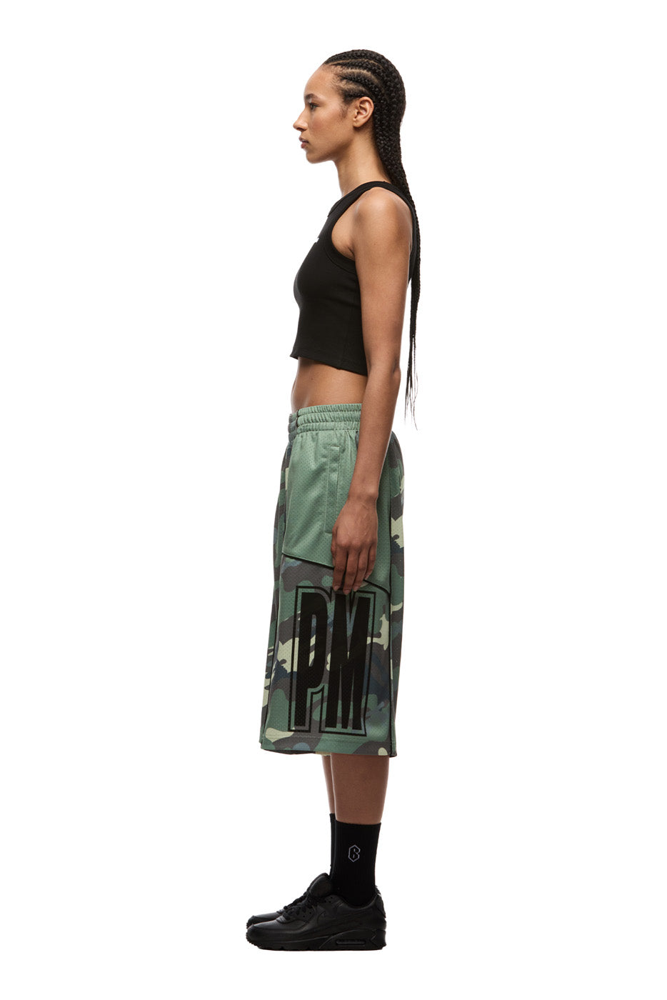SIX MESH SHORTS PASTEL OLIVE
