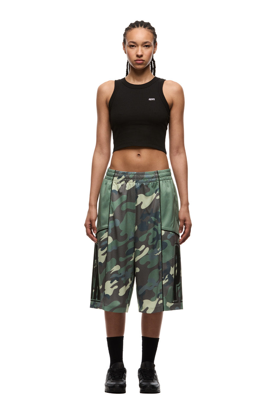 SIX MESH SHORTS PASTEL OLIVE