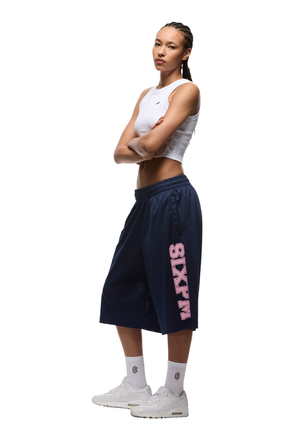 LONG MESH SHORTS INK NAVY