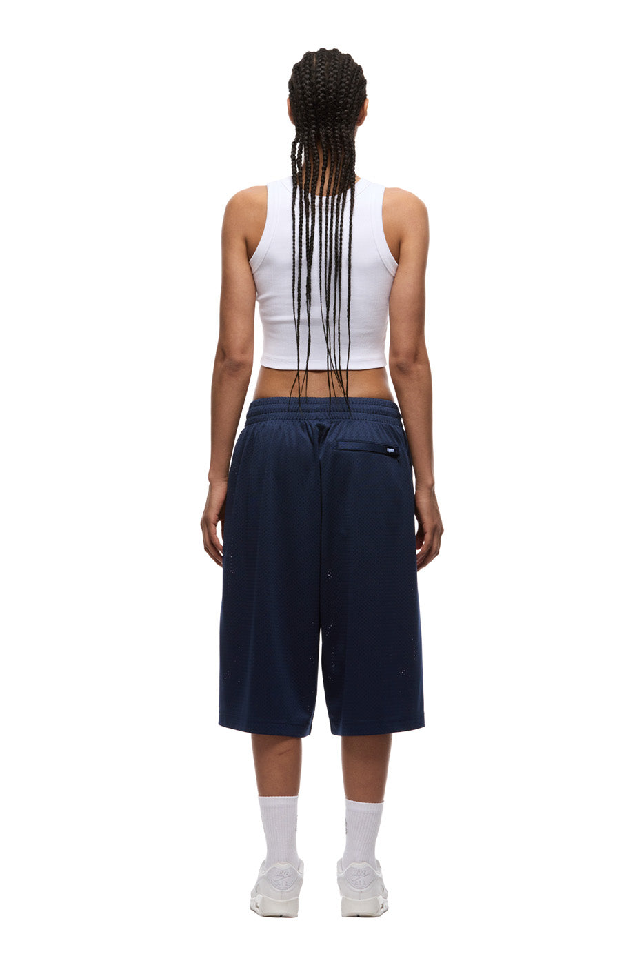 LONG MESH SHORTS INK NAVY