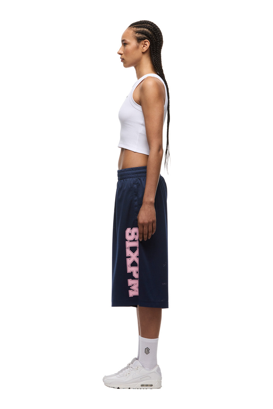 LONG MESH SHORTS INK NAVY
