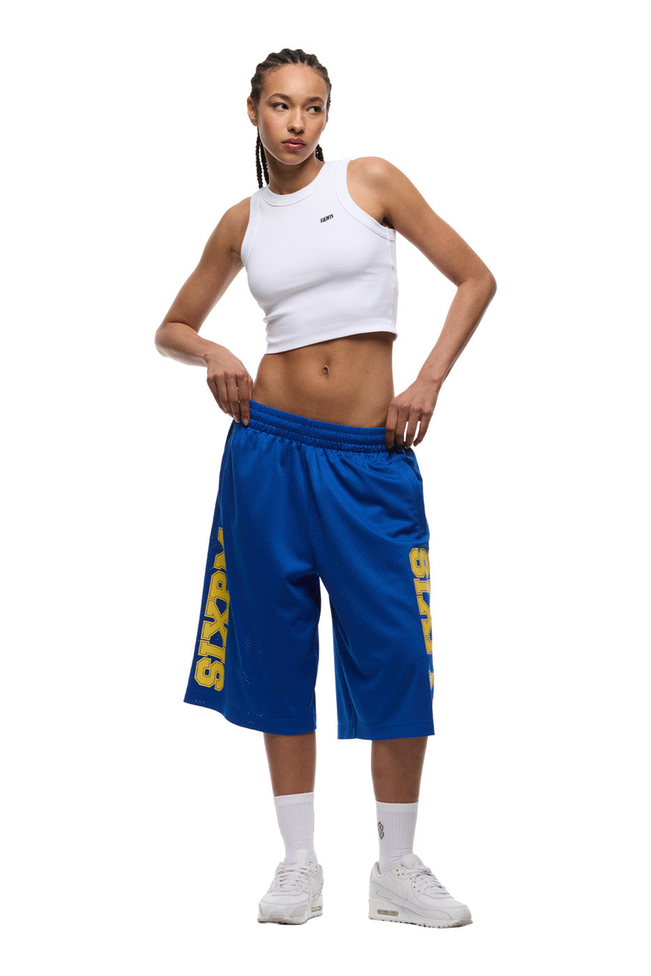LONG MESH SHORTS SAPPHIRE BLUE