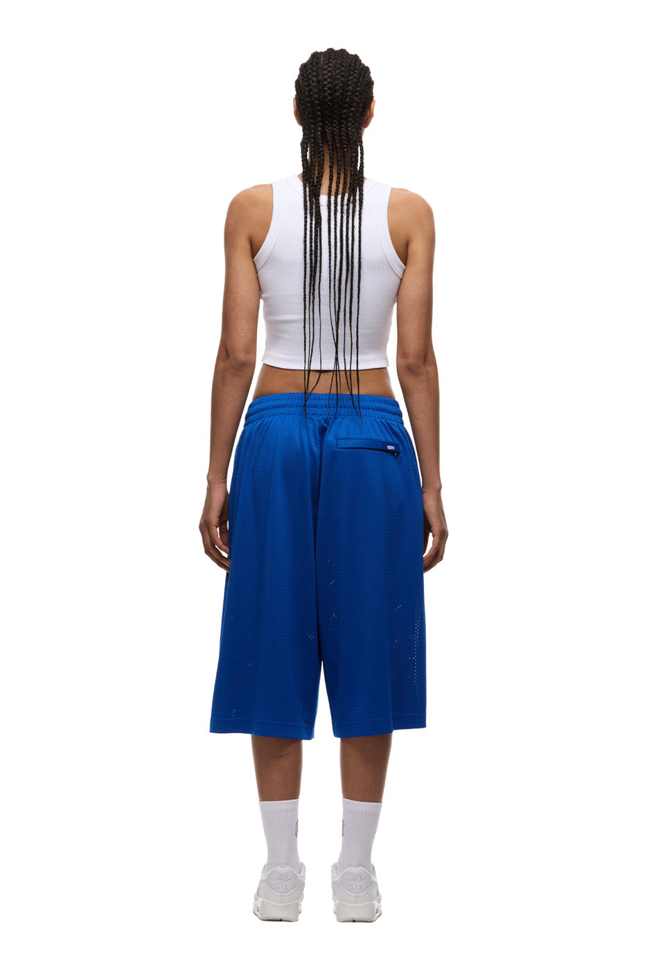 LONG MESH SHORTS SAPPHIRE BLUE