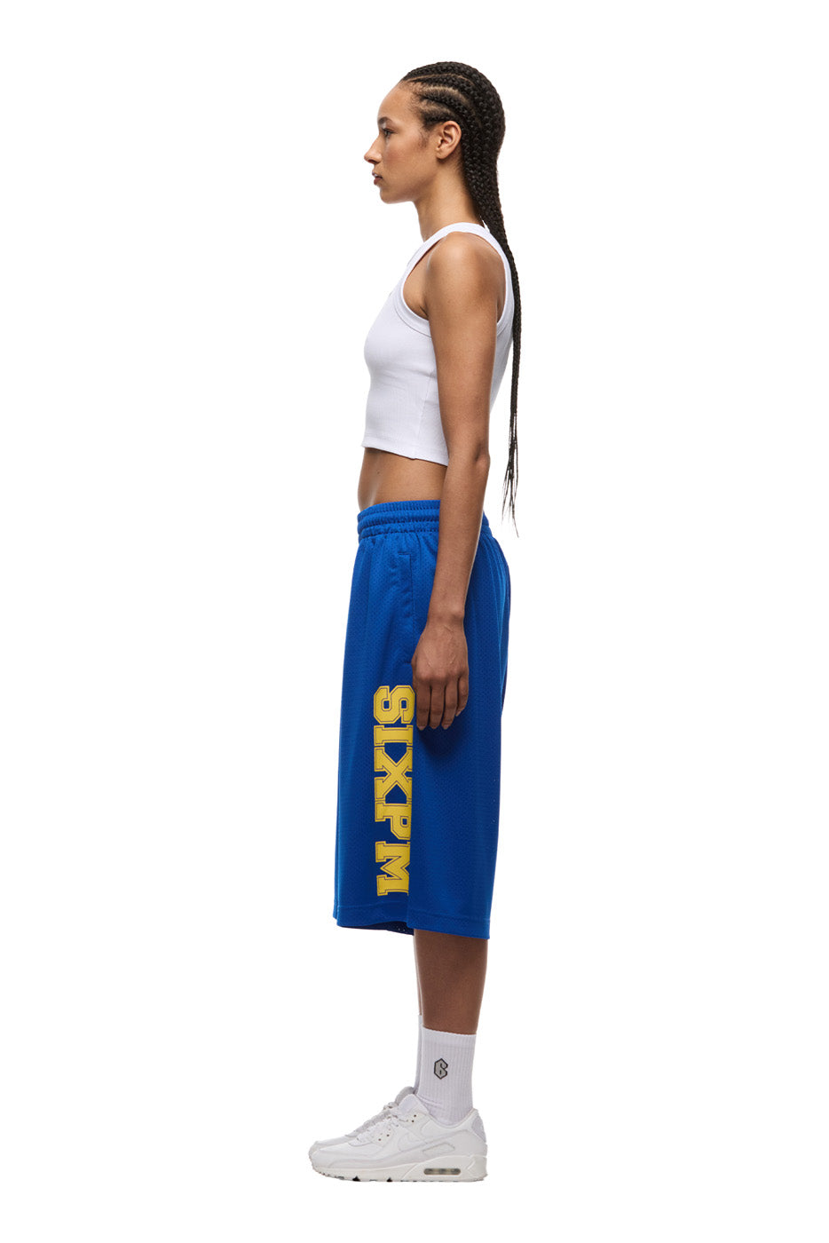 LONG MESH SHORTS SAPPHIRE BLUE