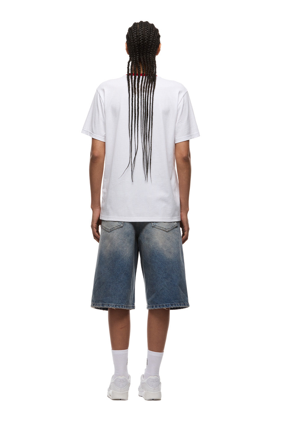 LUCKY LOGO TEE WHITE