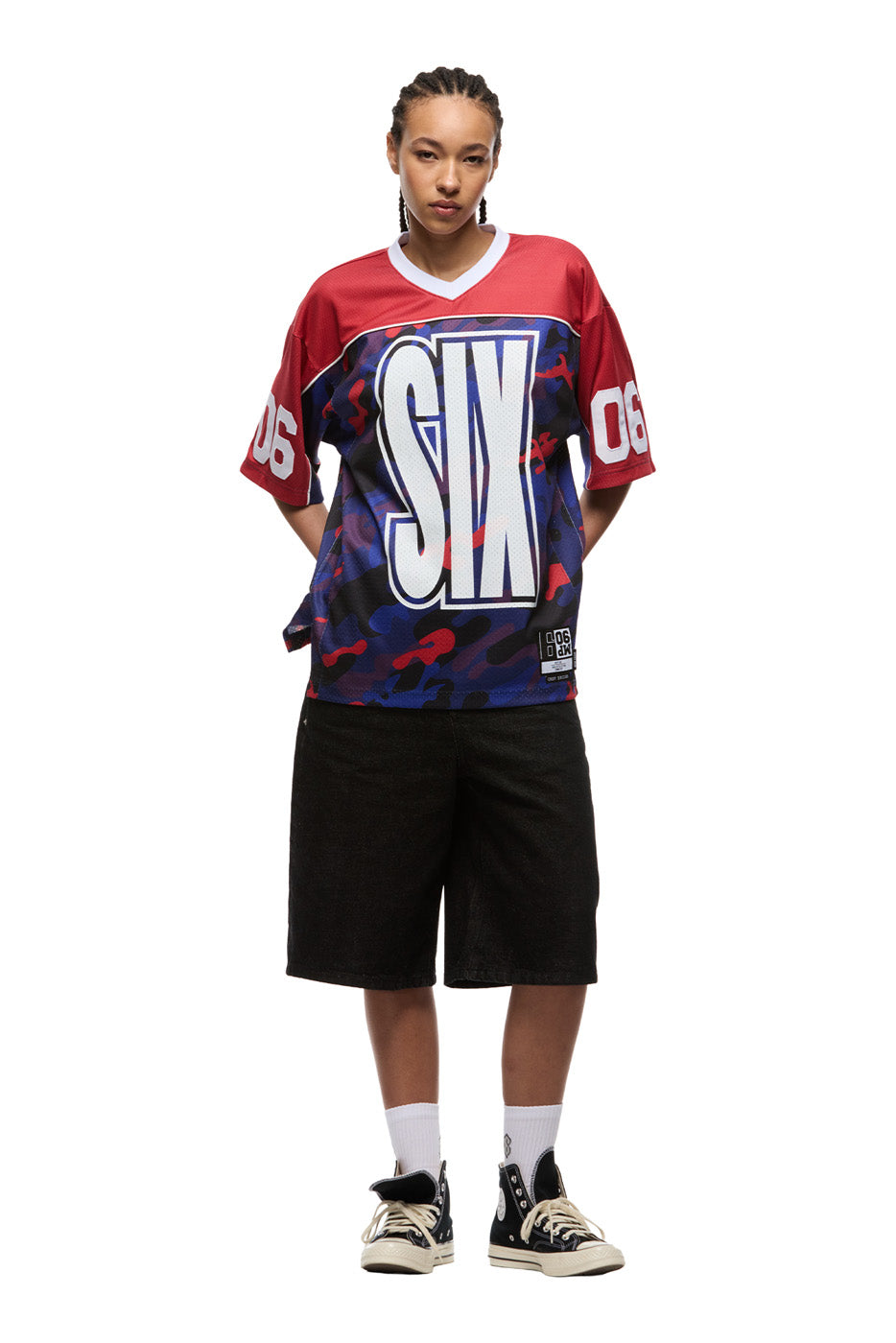 SIX MESH JERSEY CHERRY BONBON
