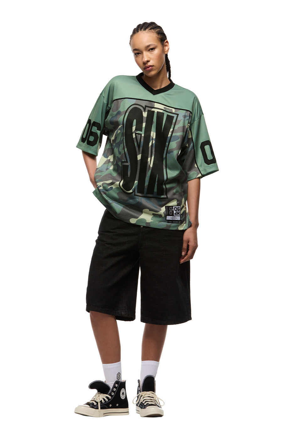 SIX MESH JERSEY PASTEL OLIVE