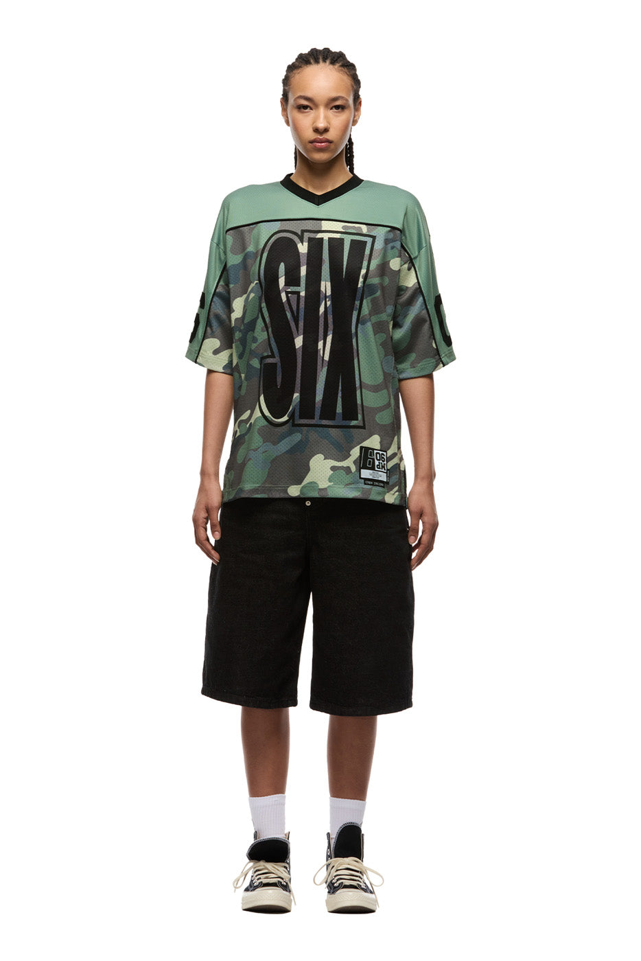 SIX MESH JERSEY PASTEL OLIVE