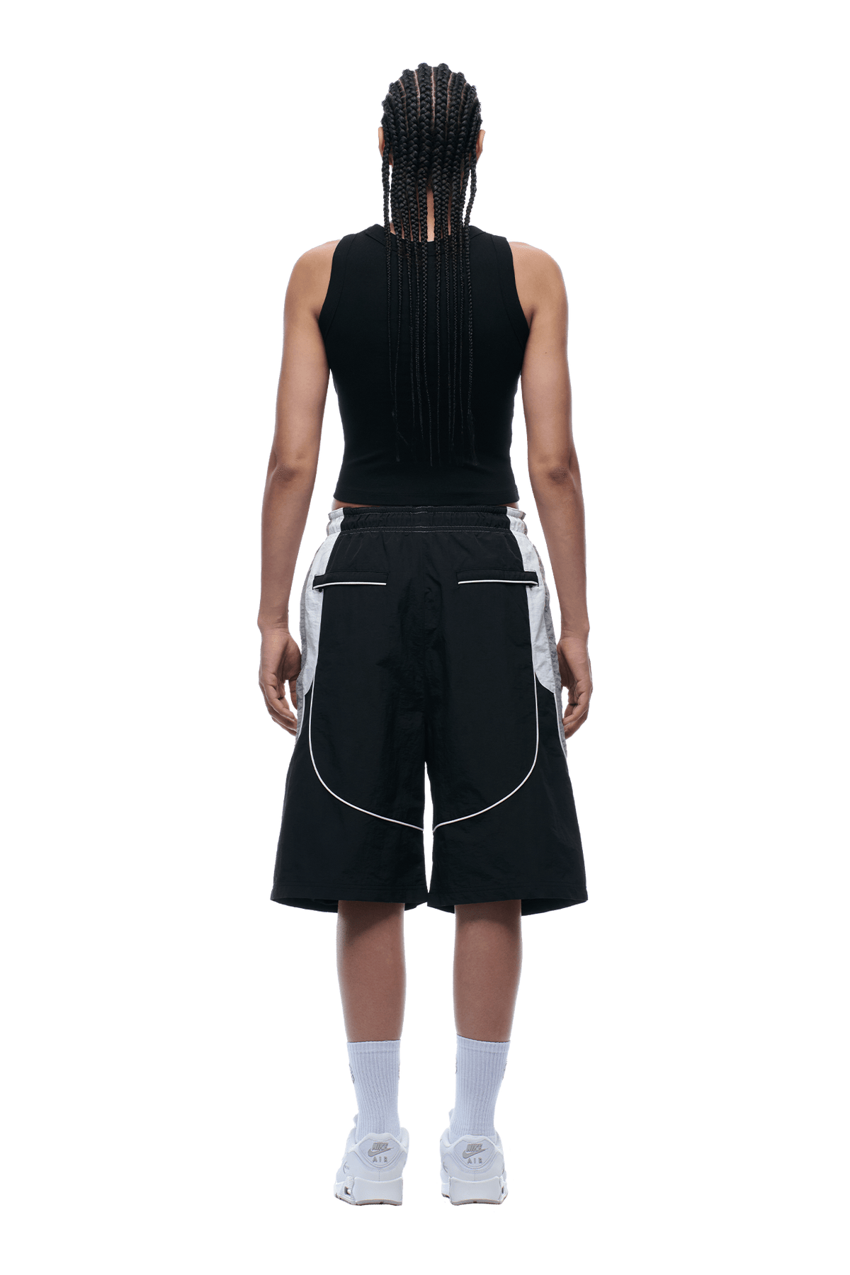 BAGGY WARM UP SHORTS BLACK