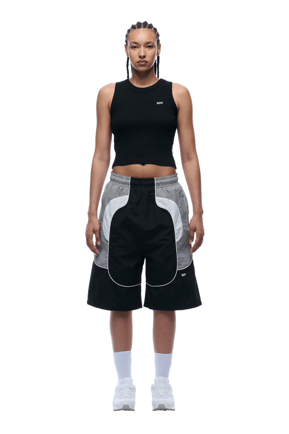 BAGGY WARM UP SHORTS BLACK