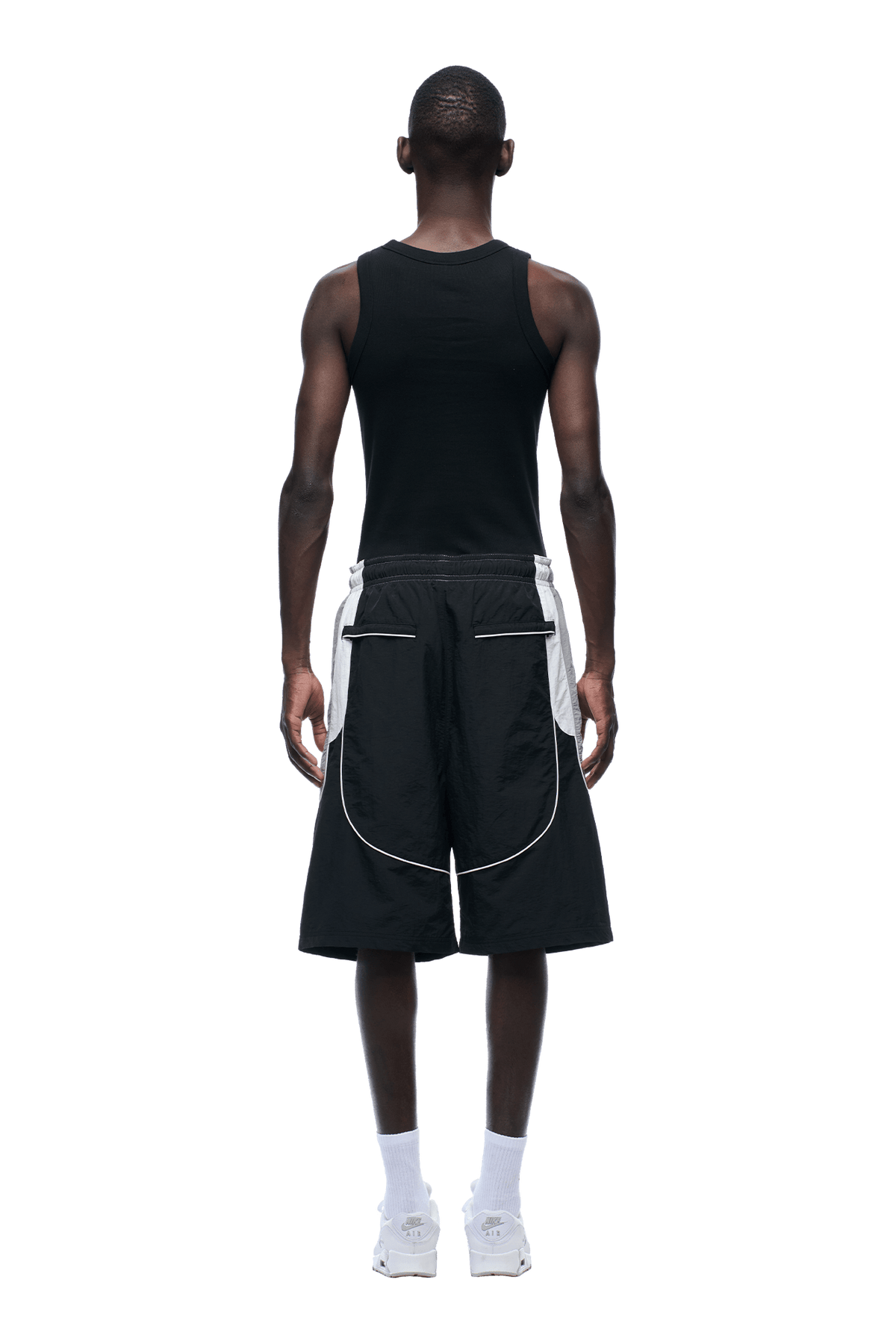 BAGGY WARM UP SHORTS BLACK