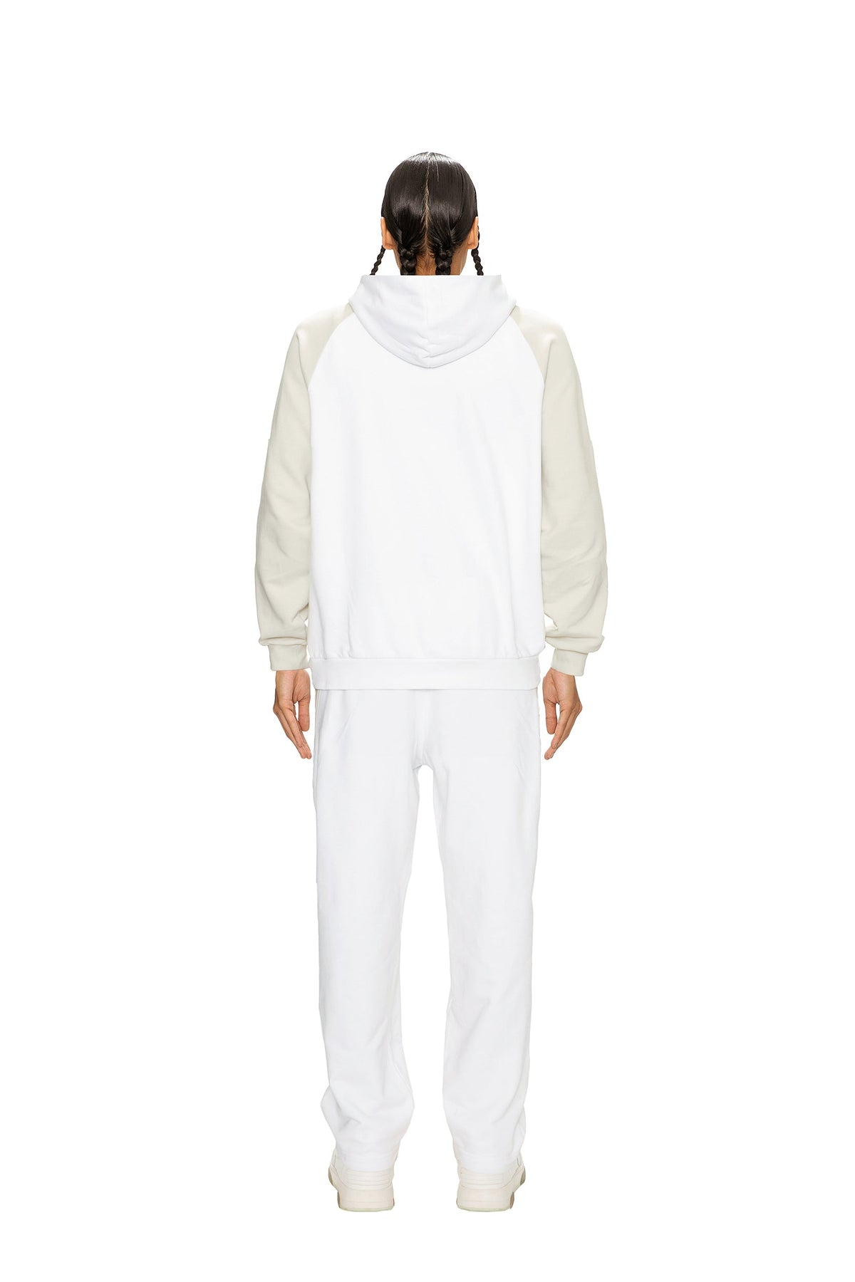 2-TONE HOODIE WHITE