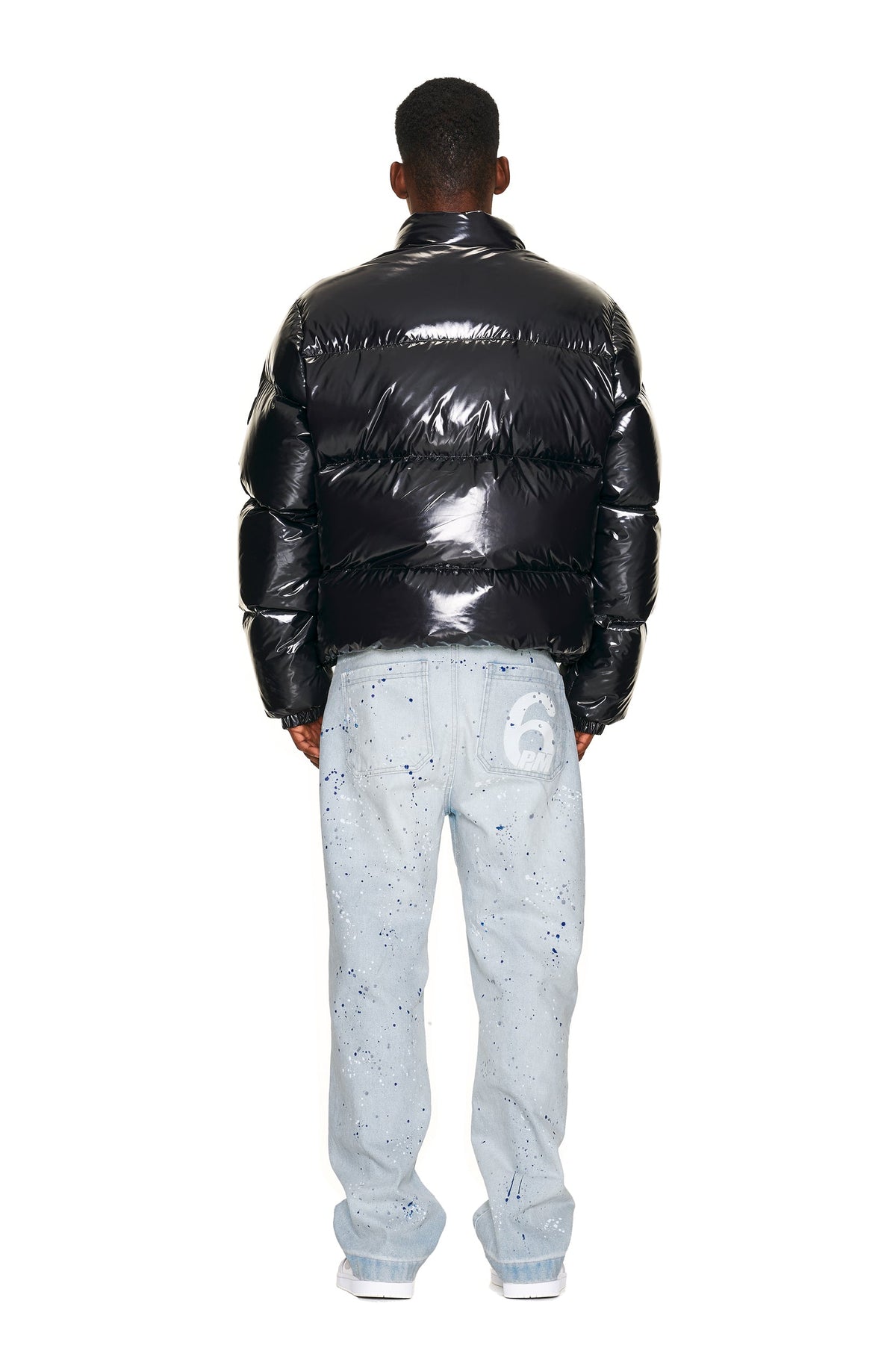DOWN JACKET BLACK SHINY