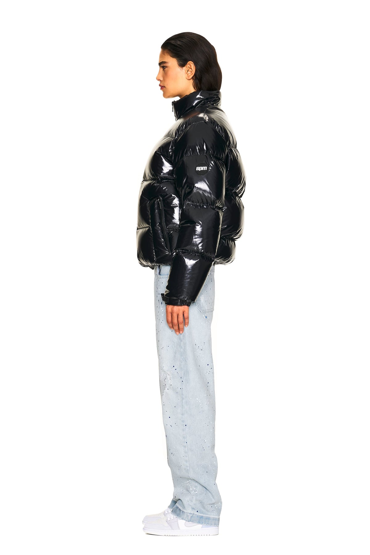 DOWN JACKET BLACK SHINY